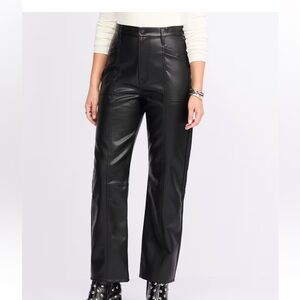 Pistola - Taylor Vegan Leather Pants - Black - Size 28